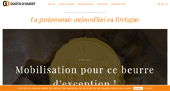 Desktop Screenshot of goutsdouest.fr