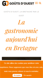Mobile Screenshot of goutsdouest.fr